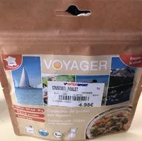 Mängden socker i Couscous de poulet aux légumes