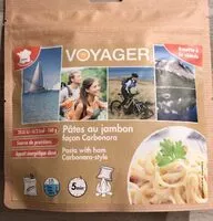 Mängden socker i Pates au jambon facon carbonara