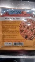 Mängden socker i Muesli au lait