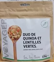 Mängden socker i Duo de quinoa et lentilles vertes
