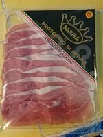 Mängden socker i Prosciutto di parma