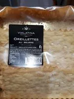 Mängden socker i Oreillettes au beuure