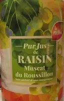 Mängden socker i Pure jus de raisin muscat du roussillon