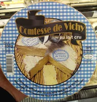 Mängden socker i Comtesse de Vichy au lait cru (28 % MG)