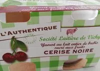 Mängden socker i Yaourt au lait entier de brebis sucré aux fruits cerise noire