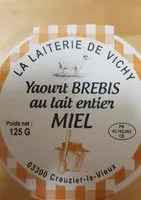 Mängden socker i Yaourt brebis au lait entier miel