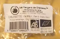 Mängden socker i Pomme Dalinette bio cal 80 g cat II