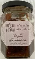 Mängden socker i Confit d'oignons fabriqué à la ferme