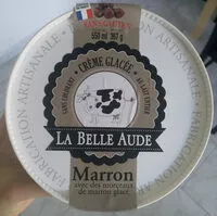 Mängden socker i Crème glacée aux marrons LA BELLE AUDE, pot de