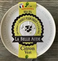 Mängden socker i Sorbet plein fruit citron vert