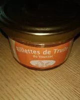 Mängden socker i Rillettes De Truite Du Vourzac