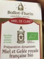 Mängden socker i Miel De Cure à La Gelée Royale - 125G - Ballot-Flurin