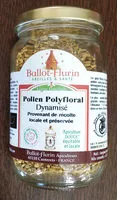 Mängden socker i Pollen Polyfloral Bio Dynamisé - 210 GR - Ballot-Flurin
