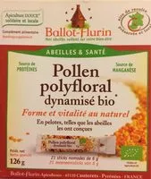 Mängden socker i Pollen Polyfloral Fortifiant - 21 Sticks - Ballot-Flurin