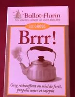 Mängden socker i BRRR ! Grog Miel Et Propolis Bio - 125G - Ballot-Flurin