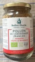 Mängden socker i Pollen de chataigner francais