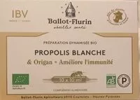 Mängden socker i Propolis blanche