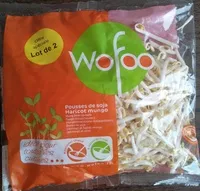 Mängden socker i Pousses de soja haricot mungo