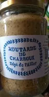Mängden socker i Moutarde De Charroux - Département De L'allier