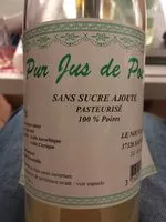 Mängden socker i Pur jus de poire