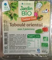 Mängden socker i Taboulé oriental aux 2 poivrons bio