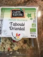 Mängden socker i Taboulé oriental