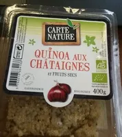 Mängden socker i Quinoa aux Châtaignes et Fruits Secs