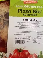 Mängden socker i Pizza Bio au Sarrasin Margarita
