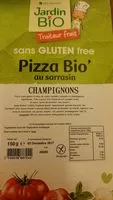 Mängden socker i Pizza Bio' au sarrasin Champignons