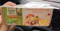 Mängden socker i Taboulé au millet et fruits secs sans gluten
