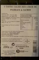 Mängden socker i Tarte aux poireaux et au saumon