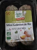 Mängden socker i Mini galettes de riz aux Légumes