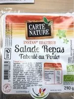 Mängden socker i Salade Repas Taboulé Poulet