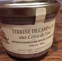 Mängden socker i Terrine de campagne aux côtes de Toul