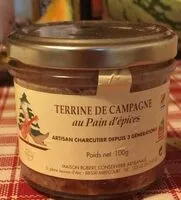 Mängden socker i Terrine de campagne au pain d’épices