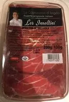 Mängden socker i Involtini de bresaola
