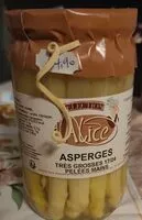 Mängden socker i Asperges