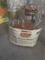 Mängden socker i Gaufrette fourres caramel