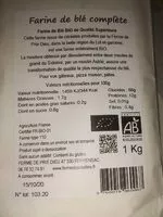 Mängden socker i Farine de blé complète T110