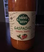 Mängden socker i Gaspacho tomate basilic