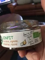 Mängden socker i Confit biere oignon echalote raisin