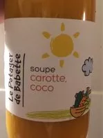 Mängden socker i Soupe carotte,coco