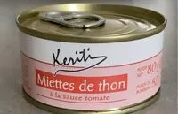 Mängden socker i Miettes de thon a la sauce tomate