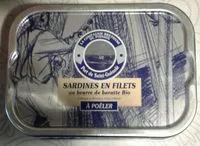Mängden socker i Sardines En Filets Au Beurre De Baratte à Poêler