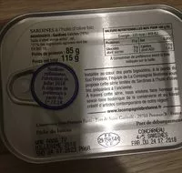 Mängden socker i Sardine a l'huile bio