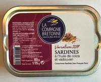 Mängden socker i Sardines à l'huile de colza et vadouvan