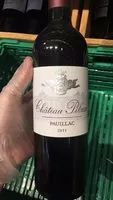 Mängden socker i Château Pibran Pauillac 2011