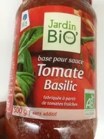 Mängden socker i Base pour sauce tomate basilic