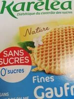 Mängden socker i Fine gaufre
