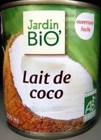 Mängden socker i Lait de coco 200 ml Jardin Bio